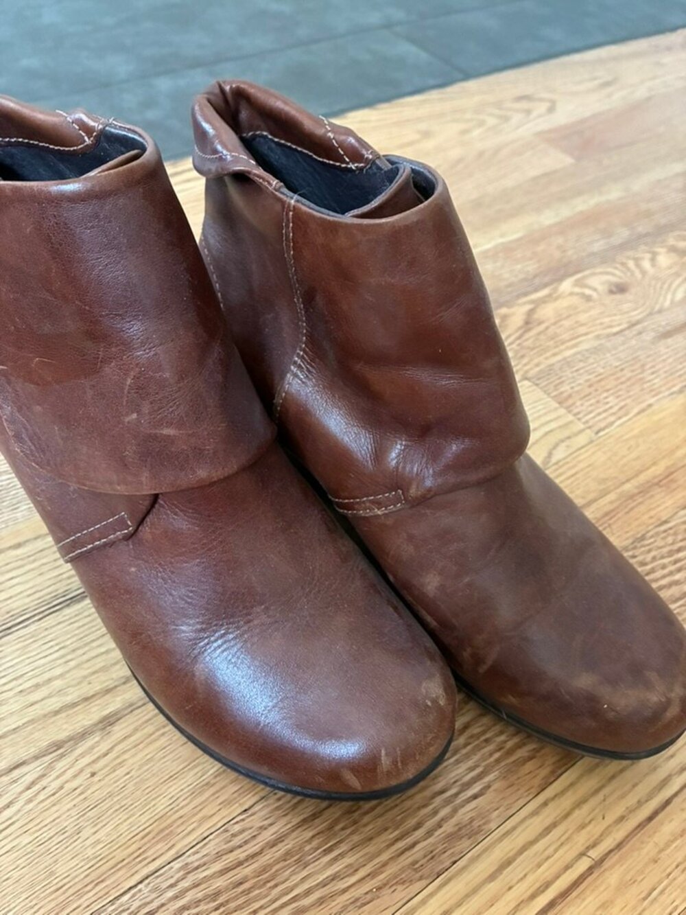 Dansko Brown Leather Ankle Boots